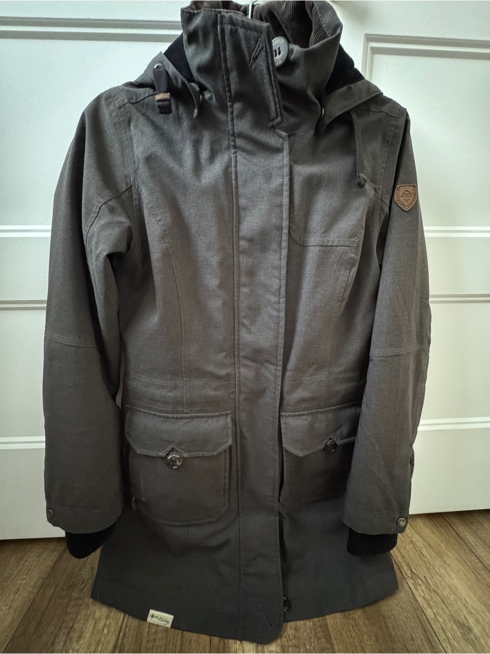 Women's Charcoal Insulated Jacket